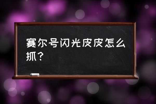 赛尔号精灵捕猎场在哪里 赛尔号闪光皮皮怎么抓？