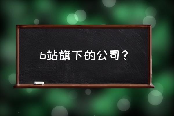 幻塔工作室攻略 b站旗下的公司？