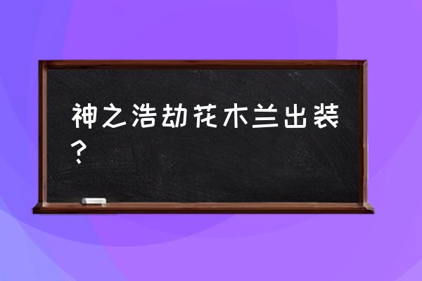 神之浩劫尚未获取游戏资源 神之浩劫花木兰出装？